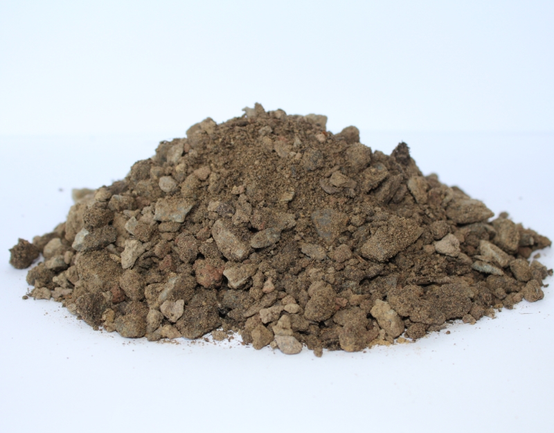 Grindgazon met graszaad